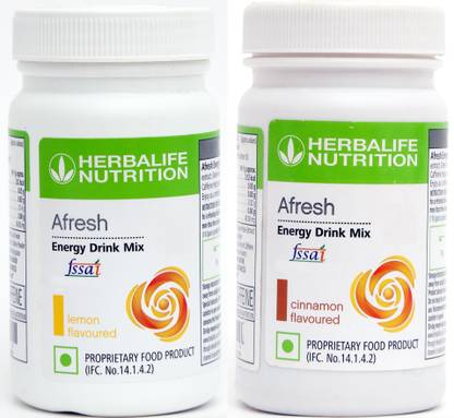 Herbalife Nutrition Afresh Energy and Nutrition Drink (CINNAMON50G,LEMON50G) Energy Drink