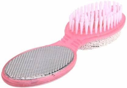 Maproline Enterprises Multi Use 4 Step Pedicure Paddle Brush for (Cleanse, Scrub, File And Buff)