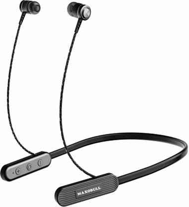 MAXOBULL pam 16 bluetooth neckband with 20 hrs battery life Bluetooth