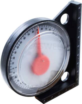 eDUST SAF-14 Professional Magnetic Protractor Angle Locator Tilt Level Meter Angle Finder inclinometer Slope Angle Meter With Magnetic Base Magnetic Engineer's Precision Level