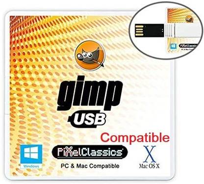 COMPATIBLE GIMP Photo Editor 2020 USB Premium Professional Image Editing Software Compatibles with Adobe Photoshop CC CS6 CS5 15 for PC Windows 10 8.1 8 7 Vista XP & Mac OS X -No Subscription Required PC/Mac
