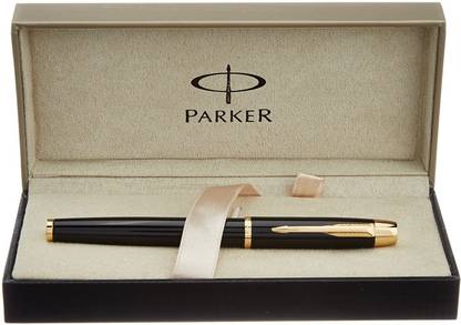PARKER IM Metal Laque Black GT (M) Fountain Pen