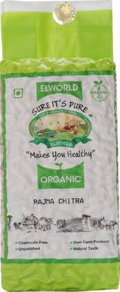 ELWORLD Organic White Rajma Chithra (Whole)