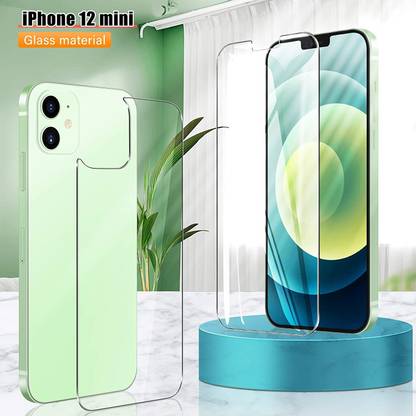 CASEKOO Front and Back Screen Guard for iPhone 12 Mini, Apple iPhone 12 Mini