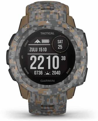 GARMIN Instinct Tactical Rugged Outdoor Watch, Multi GNSS, TracBack, ABC Sensor Smartwatch