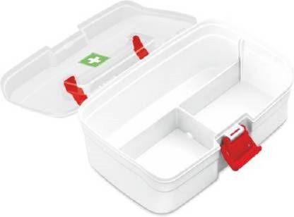 MILTON FirstAidBoxP1 - 1000 ml Plastic Utility Container (Red, White ...