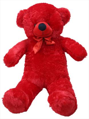 Pocketfriendly 3 feet Red Teddy bear  - 97.1 cm