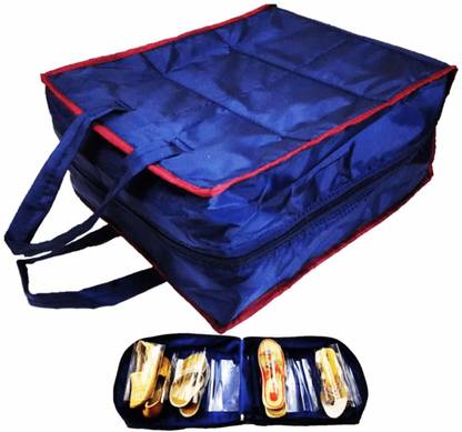KutumB Shoe Organiser Bag/Cover / Shoe Tote Shoe Tote bag| Shoe organizer with a capacity of 6 pair of shoes, easy to store and use kutumbshoetote001