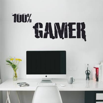 StickMe Gaming Passion Hardcore Player Computer Gamer Wall Sticker-SM867