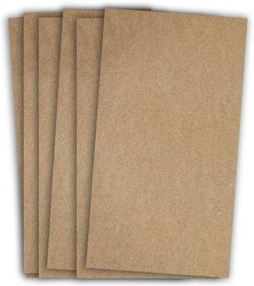 woodcraft Wood MDF Board Sheets, 4mm Thickness, Size 16X12 inch 6pc SET Pine Wood Veneer