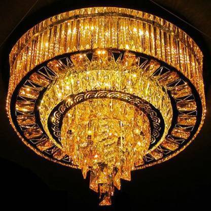 LUMINA PLUS LED LIGHTING Chandelier/Jhoomar, Led Ceiling Light (600mm/24 Inches) with 2 Remote Control,Inbuilt Speakers, Bluetooth connectivity. Chandelier Ceiling Lamp Chandelier Ceiling Lamp