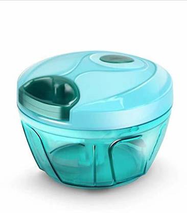 Arisudan Vegetable Chopper, Cutter, Whisking Set with Storage Lid for Kitchen, 3 SS Blades + Whisker Blade (450 ML) Vegetable & Fruit Grater & Slicer