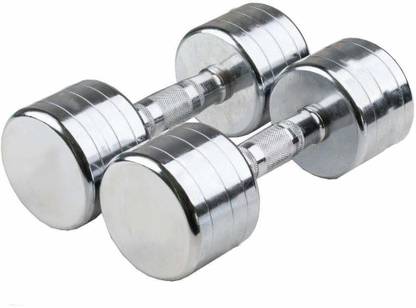 YMD Pair of 5KG X 2 Steel For Home And Gym Fixed Weight Dumbbell
