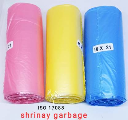 Shrinay garbage polythene mixed Medium 14 L Garbage Bag  Pack Of 90