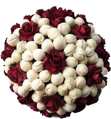 PANKSHRI ENTERPRISE Hair Gajra is made up of imported Flowers. Bun