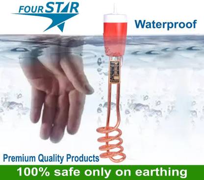 Smuf Water-Proof Copper 1500 W Shock Proof Immersion Heater Rod