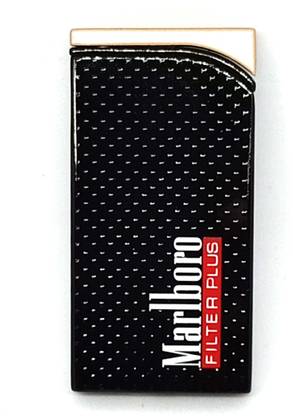 Ala Flame Premium Marlboro Filter Plus Black White Cigarette slim Design Cigarette Pocket Lighter -Windproof Lighter -Jet Flame -Hookah Lighter Pocket Lighter