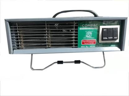 Compac Premium Quality Instant Heat Convector 2000 Watt with Two Heating Rod and Two Heat Setting Fan Room Heater