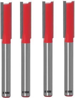 LIEUTENANT 8MM-SHANK ( Cut Dia.8 MM) STRAIGHT Wood Router -Bits Hand Tool Kit