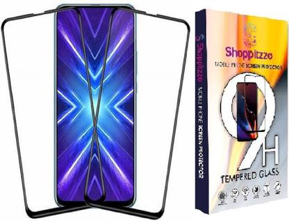 Shoppitzzo Edge To Edge Tempered Glass for Honor 9X, Honor 9X pro