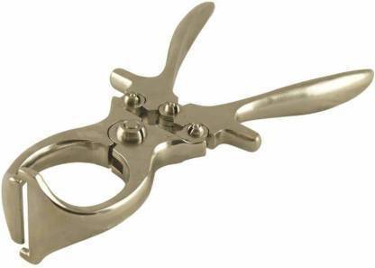 KISC Castrator 9''/ 229MM Veterinary instruments Veterinary instrument Animals Sheep and Goats Castration Pliers Stainless Obstetric Forceps