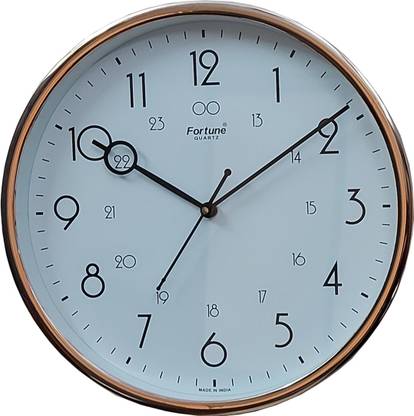 Fortune Quartz Analog 30 cm X 30 cm Wall Clock