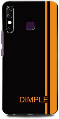GRAFIQE Back Cover for Infinix Hot 8 X650C DIMPLE, DIMPLE NAME