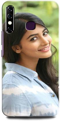 GRAFIQE Back Cover for Infinix Hot 8 X650C POOJA HEGDE, TAMIL ACTOR, STYLISH STAR, TAMIL STAR