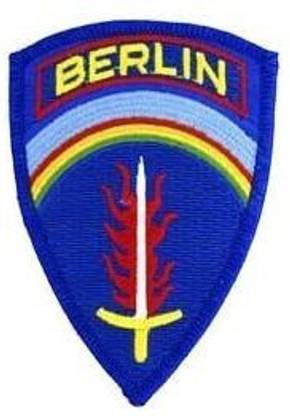 hmc U.S. Army Berlin Patch, Many Uses, Full Color, Great Gift, Approx. 2" In Size