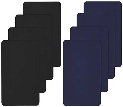 Willbond 8 Pieces Nylon Repair Patches Self-Adhesive Nylon Patch Waterproof Repair Patches For Clothing Down Jacket Tent Clothes