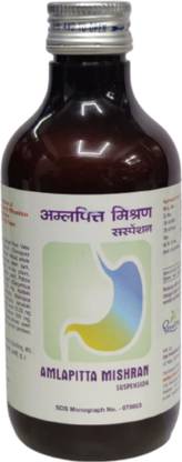 DHOOTAPAPESHWAR Amlapitta Mishran Suspension (Pack of 2) (200 ml)VARDHMAN