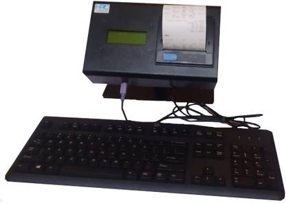 HPC 3 Inch Hotel / Retail Keyboard Billing Machine with Battery Table Top Cash Register