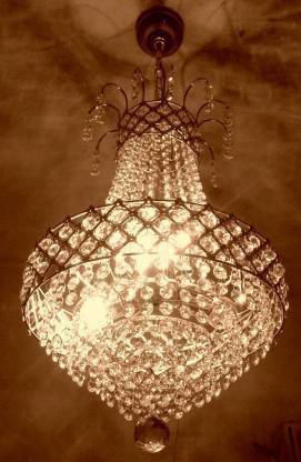Shri Mahal Antiques New Good Looking As four K9 Crystal Jhumar Chandelier Ceiling Lamp