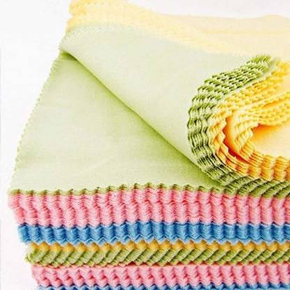 QWEEZER 100 Pcs Microfiber Eyeglass Cleaning Cloth Phone, Laptop, Screen Etc. for Computers, Laptops, Mobiles, Gaming