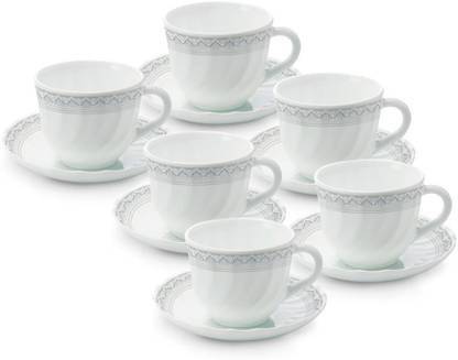 Larah by Borosil Pack of 12 Opalware Classic