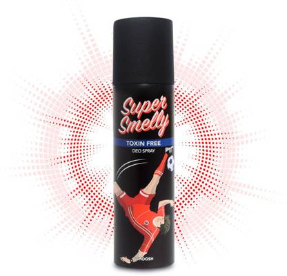 SUPER SMELLY Whoosh 100% Non-Toxic Deodorant Spray  -  For Men