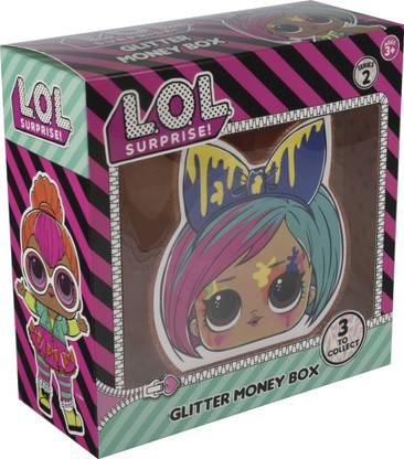 LOL Surprise Money Box - Neon Q.T, for Girls 3+ & Above