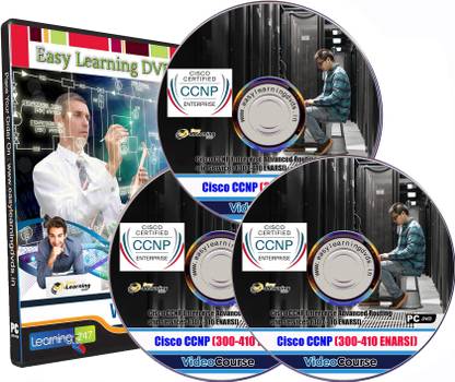 Easy Learning CISCO CCNP ENTERPRISE ADVANCED ROUTING AND SERVICES (300-410 ENARSI) 40 COURSES 232 VIDEOS 26 HOURS VIDEO TRAINING COURSE on 3 DVDs