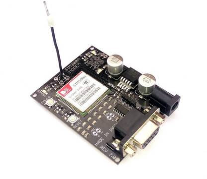 MAKER AND HACKER SIM900A Quadband GSM/GPRS Module with RS232 Serial Port and Wire Antenna Electronic Components Electronic Hobby Kit