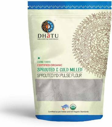 Dhatu Organics & Naturals Sprouted Mix Pulse Flour, 500 g