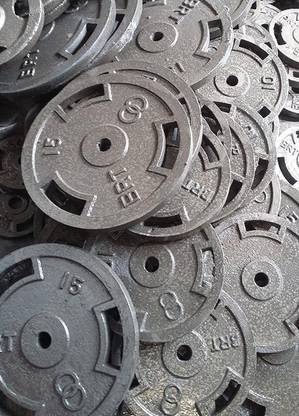RIO PORT 30 kg 30 Kg Cast Iron Weight Lifting Plates Home Gym Combo
