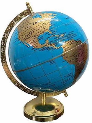 Shivansh enterprise Globe with Gold Metelic Globe World Map World Globe