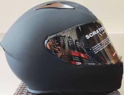 STUDDS THUNDER M/VISOR MATT BLACK SIZE L Motorsports Helmet