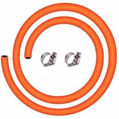 STAR SUNLITE LPG Hose Gas Pipe with 2 nos. Clamps -2 Meter(ISI Marked) | Made in India | Hose Pipe