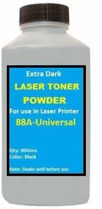Teratech For 88A Toner Powder for Refilling Laser jet Toner Cartridge Dry Powder HP 88A / CC388A Toner cartridge Ink Powder Comptible for HP P1007/ P1008/ Pro P1106/ Pro P1108/ Pro M1136 MFP/ Pro M1213nf MFP/ Pro M1216nfh MFP/ Pro M1218nfs MFP/ Pro M126nw MFP/ Pro M128fn MFP/ Pro M128fw MFP Black Ink Toner Powder