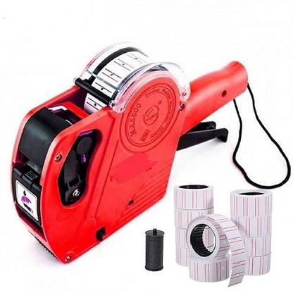 Wishbone Price LABLER Printing Machine 8 Digits with Labels Label Stamping Machine