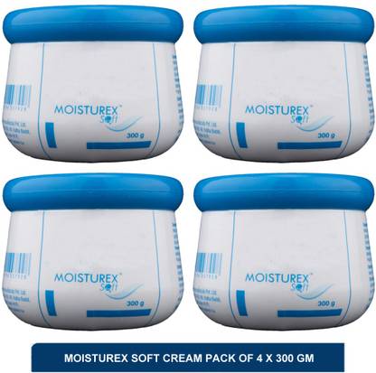Moisturex soft cream - best moisturizer for dry skin(pack of 4)300g