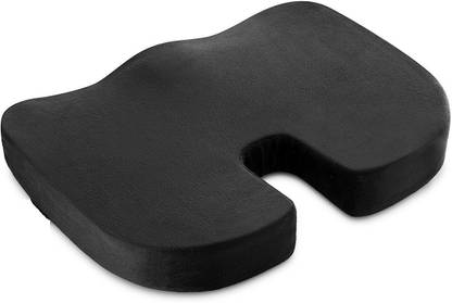 Royalkart Coccyx Cushion For Tailbone Pain Relief, Sciatica Pain Relief Hip Support Pillow Memory Foam Solid Orthopaedic Pillow Pack of 1
