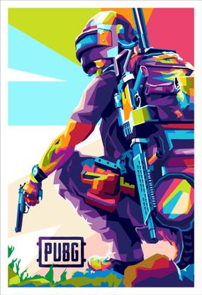 PUBG Mobile Game Wall Poster Paper Print