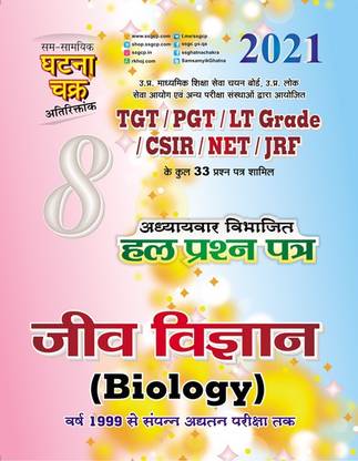 TGT/PGT Biology Solved Question Paper 2021